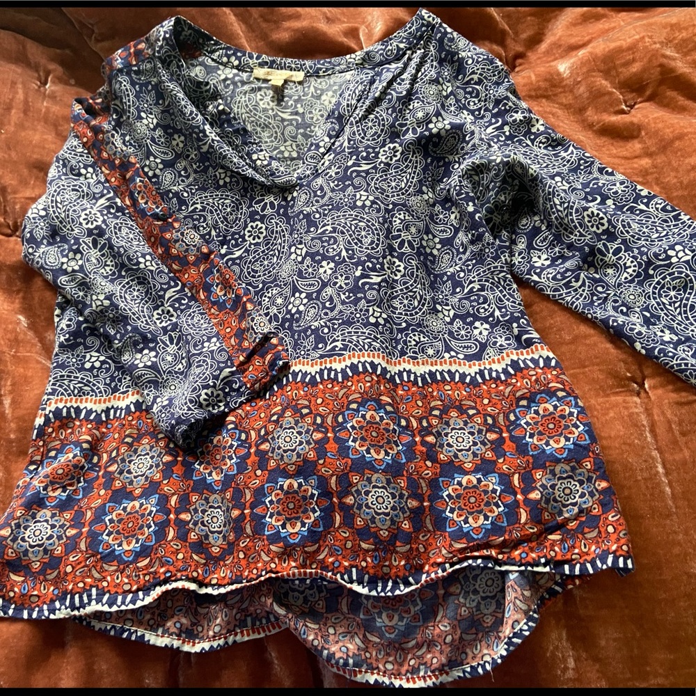 Skies Are Blue Blouse